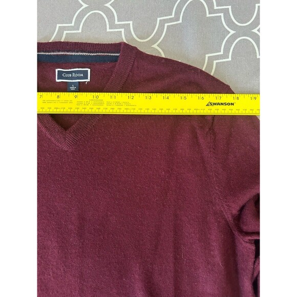 Club Room Men's Merino Wool Sweater Long Sleeve - Picture 3 of 8